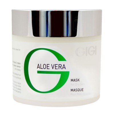 Успокаивающая маска для жирной кожи лица Алоэ Вера Aloe Vera Mask For Oily Skin - GIGI. Интернет-магазин профессиональной салонн