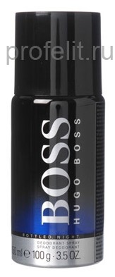 Boss Bottled Night Deodorant Spray, 150 