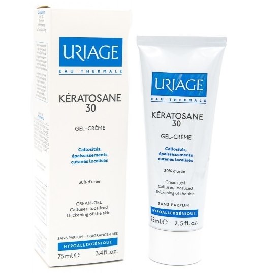 Кератолические средства против уплотнений на коже Keratosane — URIAGE