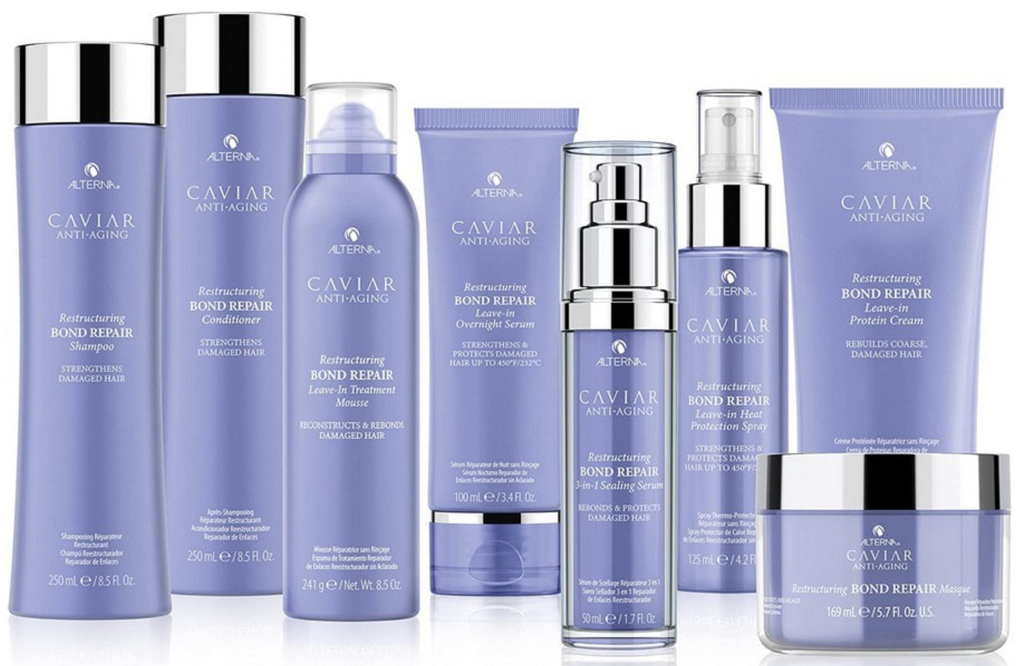 Восстанавливающая линия для поврежденных волос Caviar Anti-Aging Bond Repair — ALTERNA