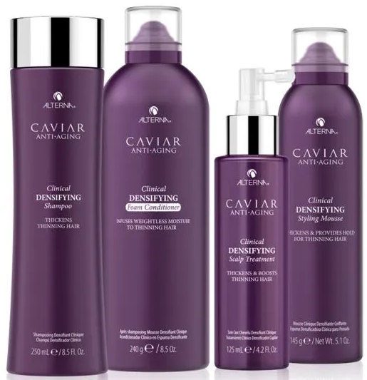 Клиническая линия для уплотнения тонких волос Caviar Anti-Ageing Clinical Densifying — ALTERNA