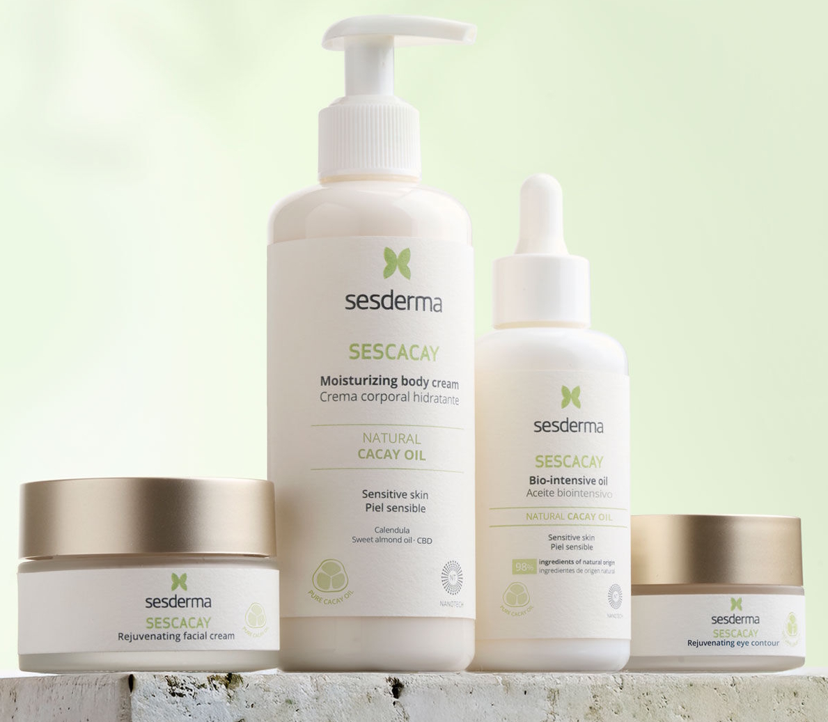 Линия для чувствительной кожи с маслом какай Sescacay — SESDERMA